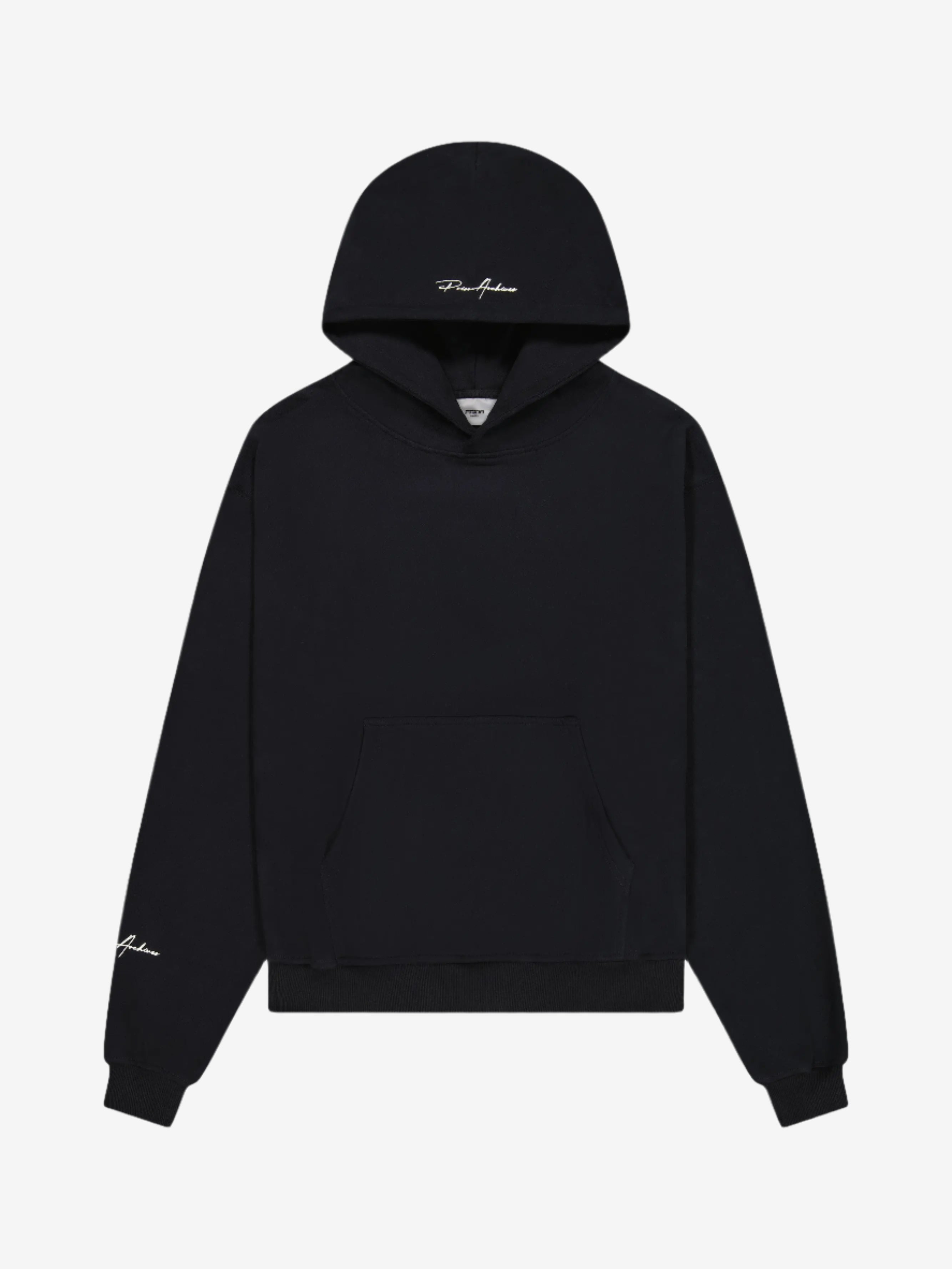 Prior Embroidery Logo Oversized Hoodie Onyx in Auckland, New Zealand - Shop name