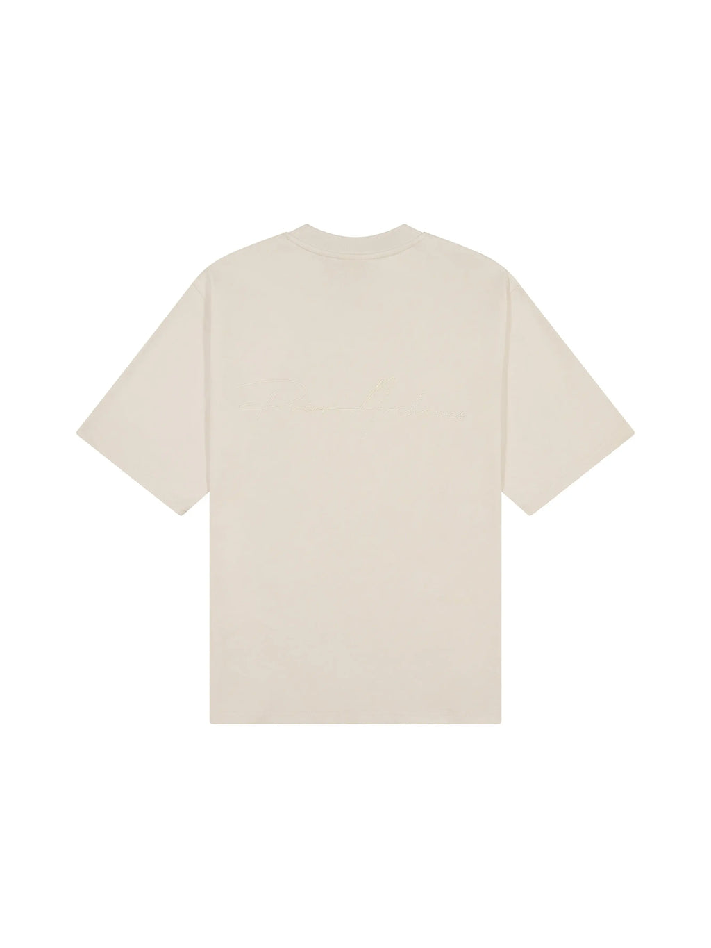 Prior Embroidery Logo Oversized T-shirt Bone in Auckland, New Zealand - Shop name