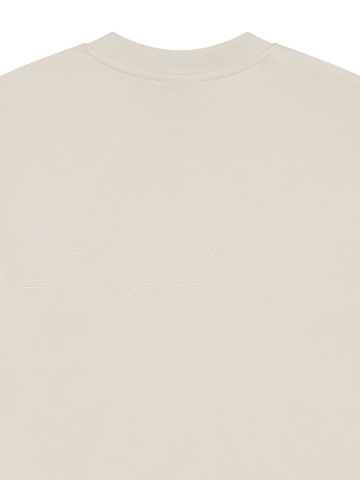 Prior Embroidery Logo Oversized T-shirt Bone in Auckland, New Zealand - Shop name