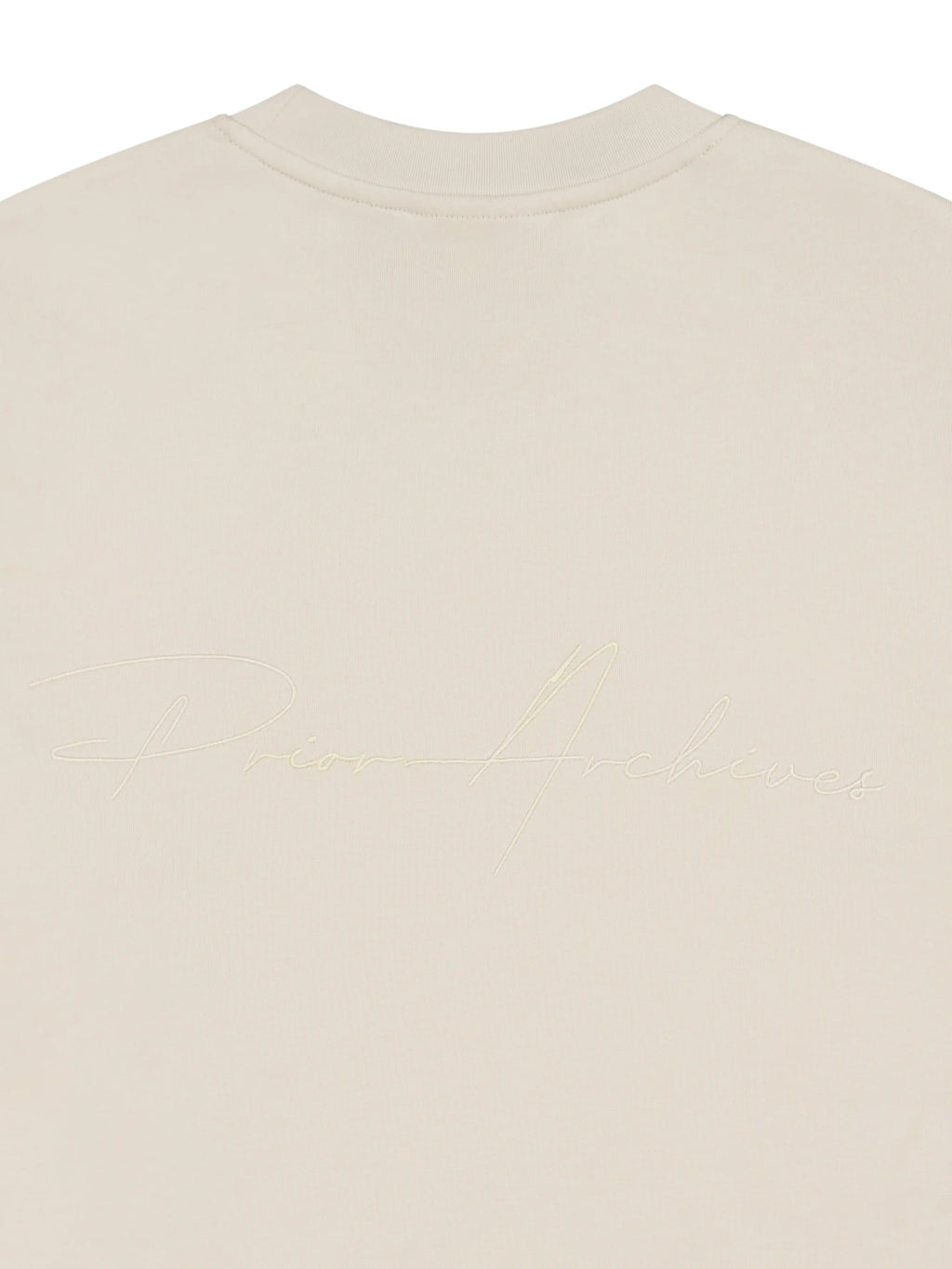 Prior Embroidery Logo Oversized T-shirt Bone in Auckland, New Zealand - Shop name
