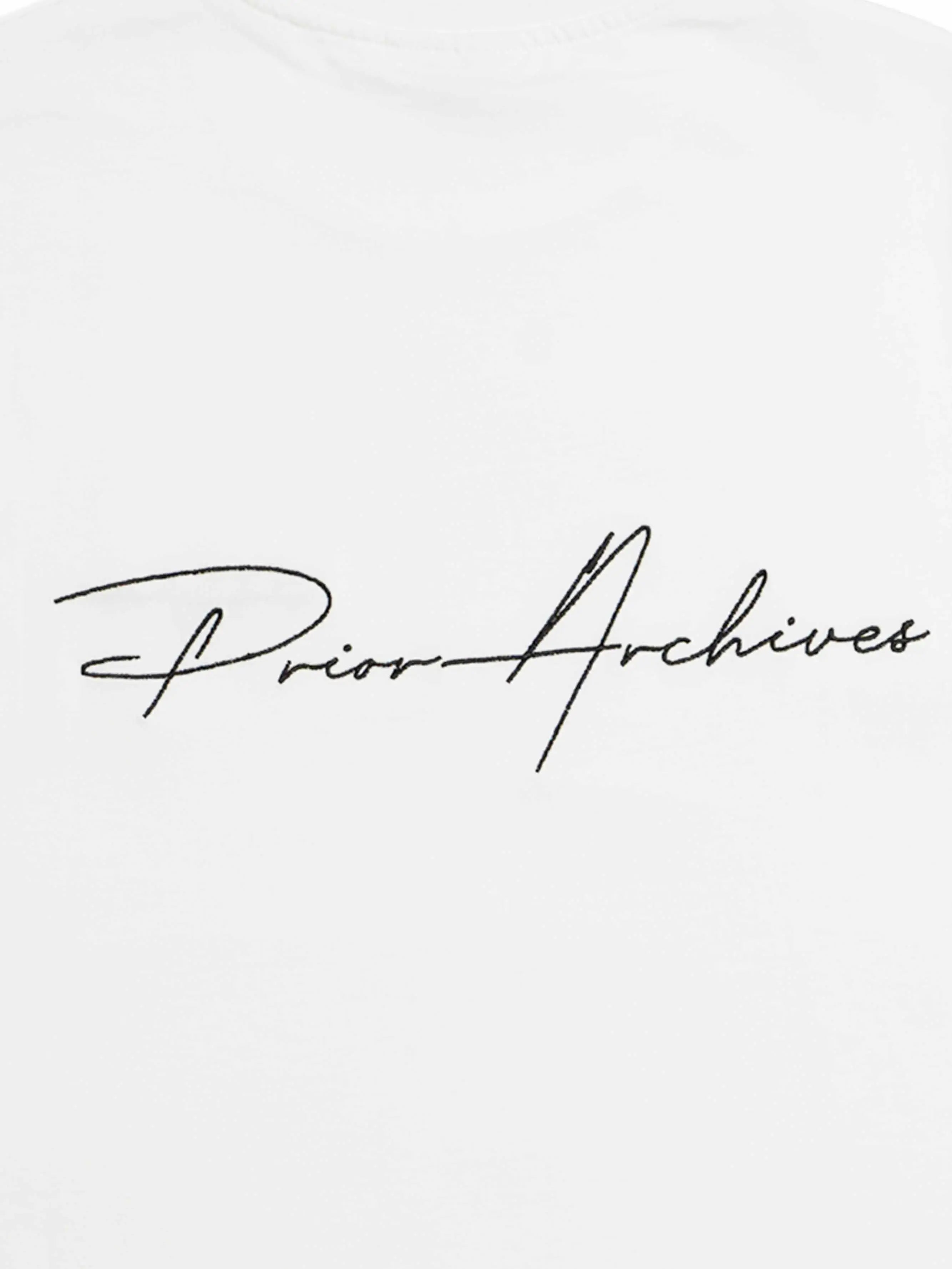 Prior Embroidery Logo Oversized T-shirt Fog 2.0 (New Sizing) - Prior