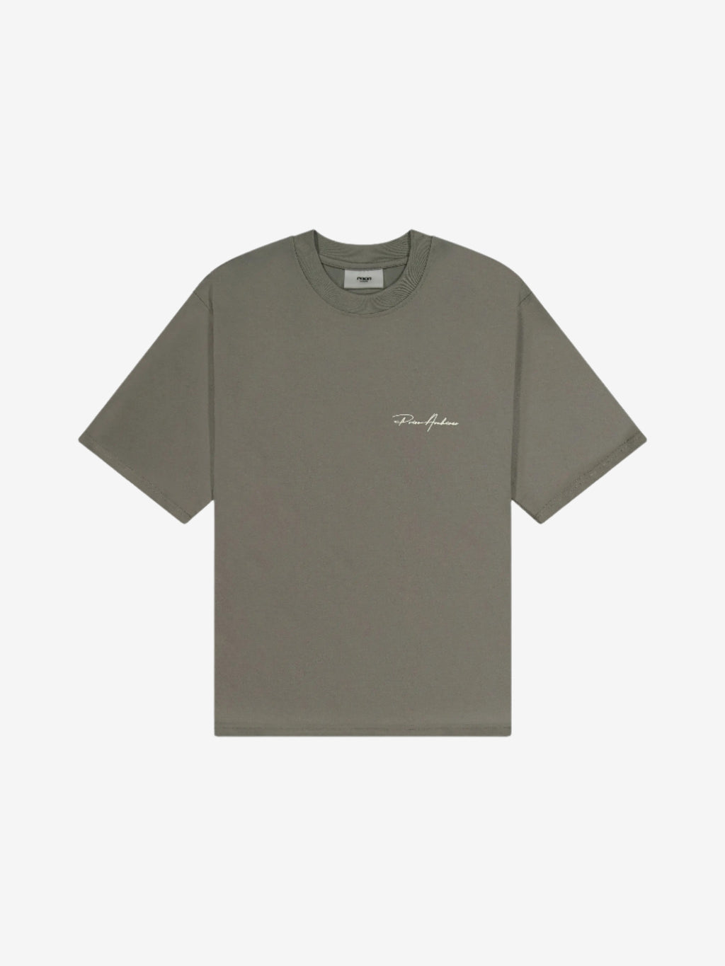 Prior Embroidery Logo Oversized T-shirt Medium Olive in Auckland, New Zealand - Shop name