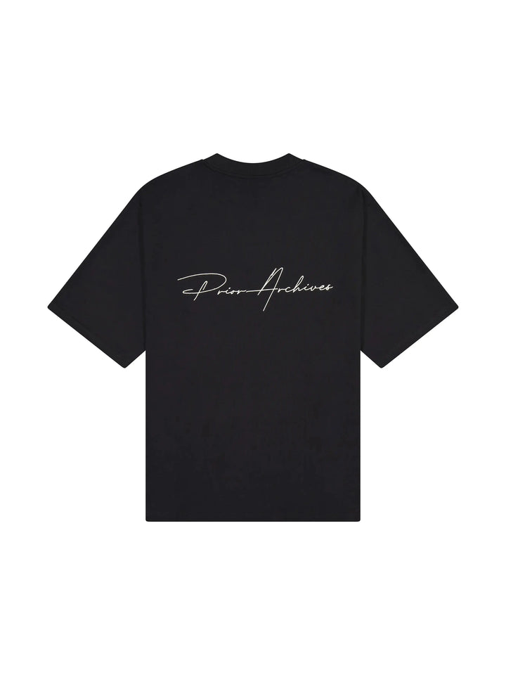 Prior Embroidery Logo Oversized T-shirt Onyx 2.0 (New Sizing)