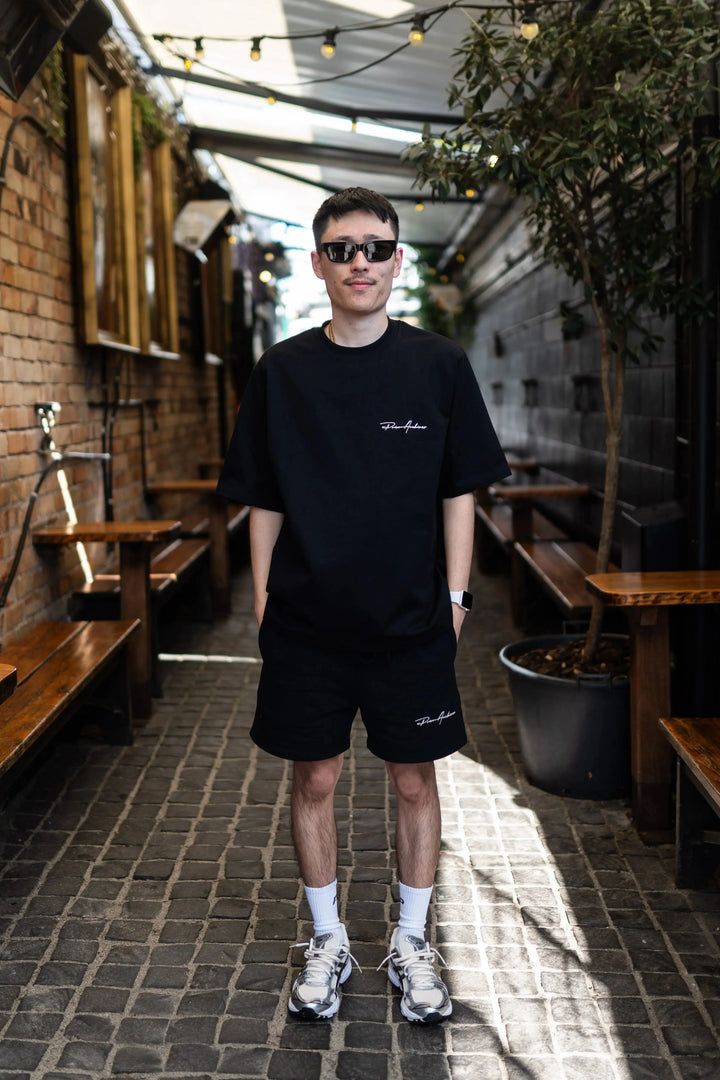 Prior Embroidery Logo Oversized T-shirt Onyx 2.0 (New Sizing)