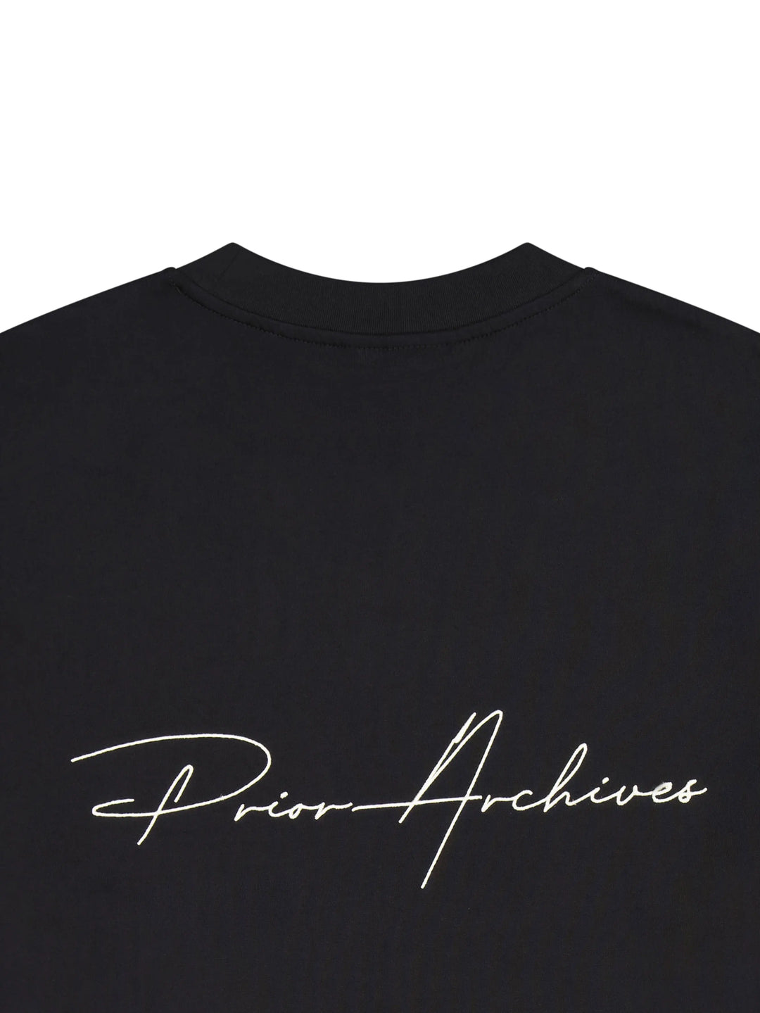 Prior Embroidery Logo Oversized T-shirt Onyx in Auckland, New Zealand - Shop name