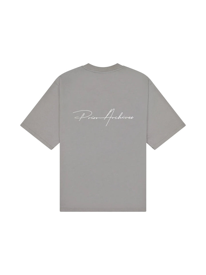 Prior Embroidery Logo Oversized T-shirt Soot in Auckland, New Zealand - Shop name