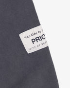 Prior Seoul Collection Double Zip-Up Hoodie Washed Anthracite