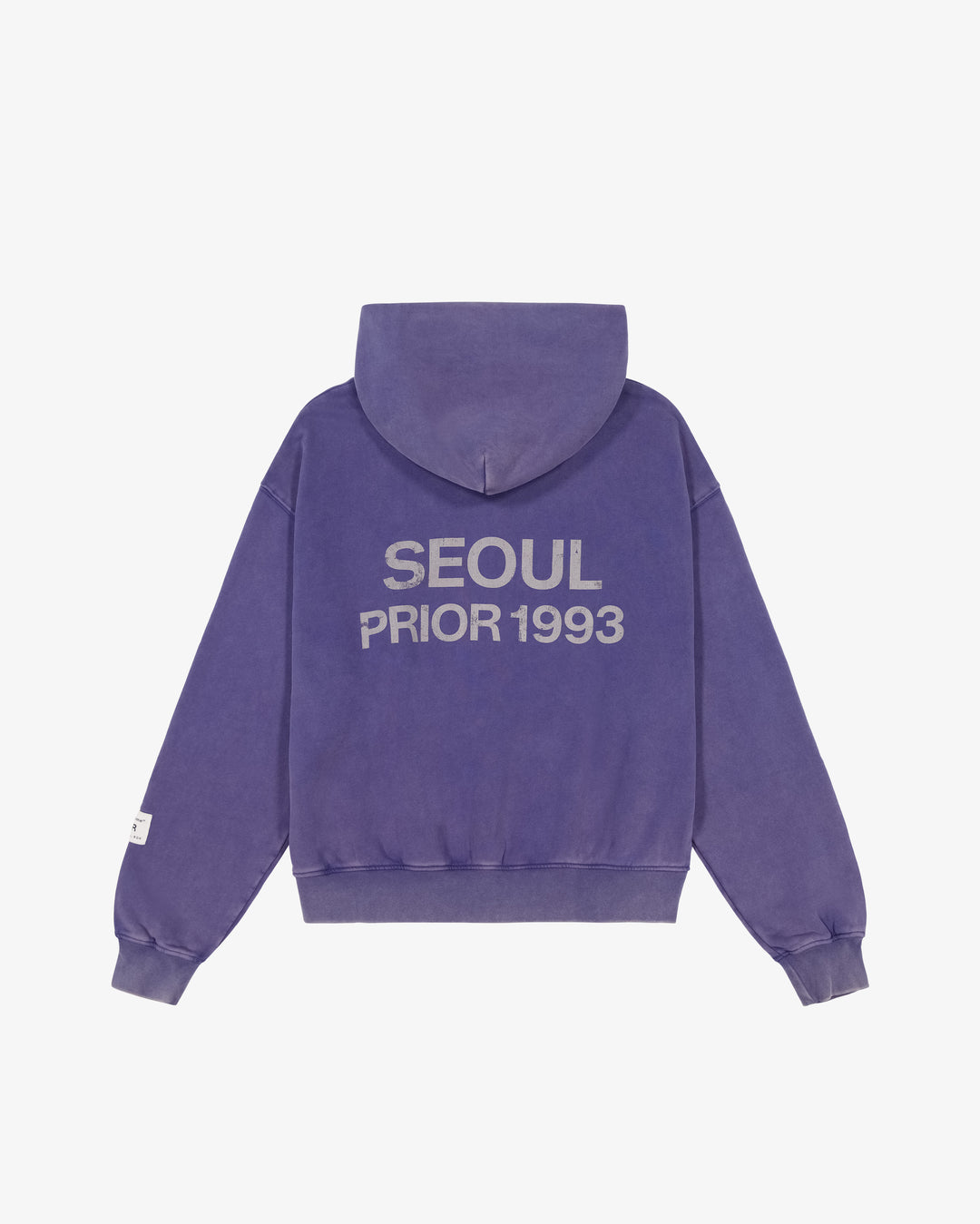Prior Seoul Collection Double Zip-Up Hoodie Washed Navy