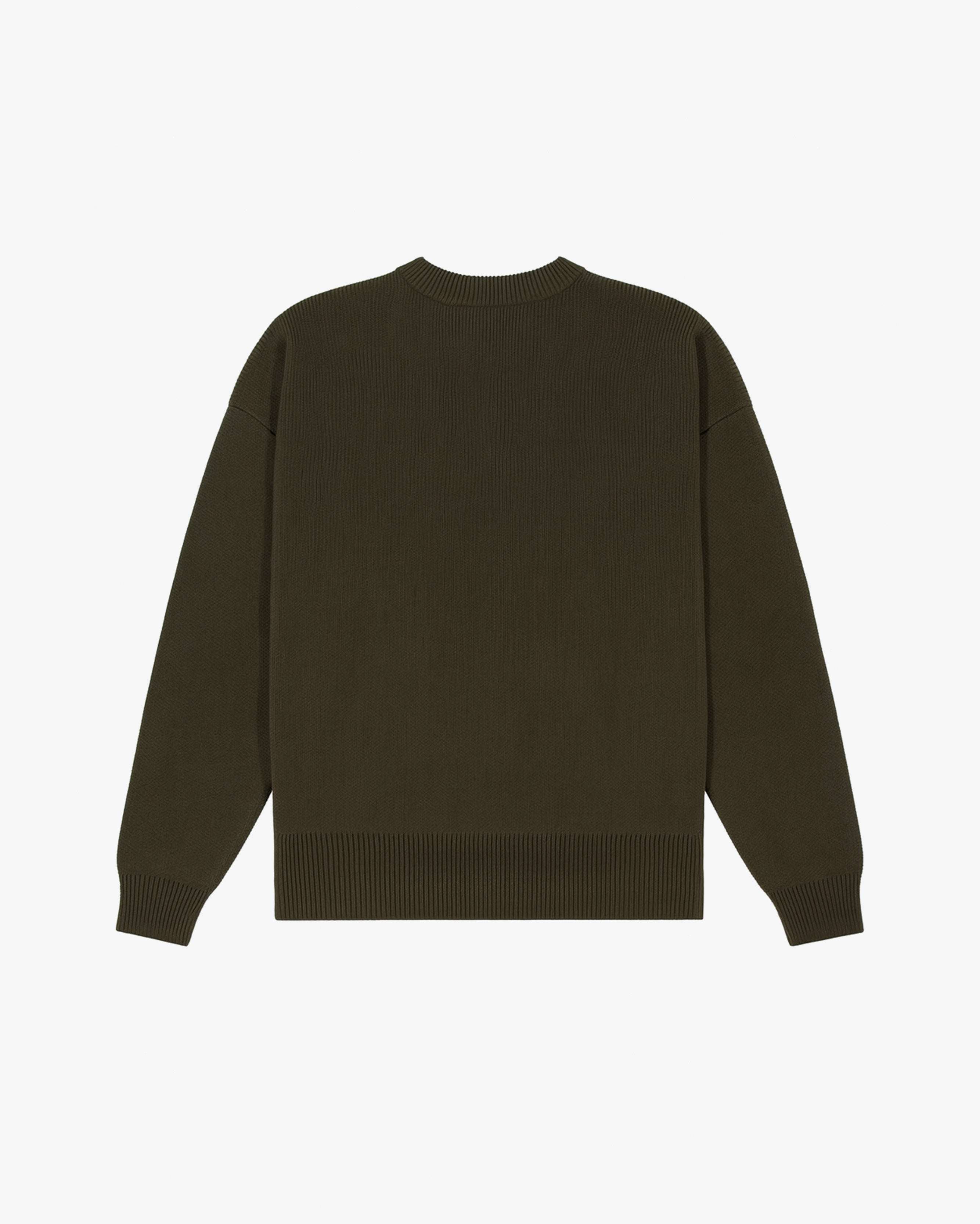 Prior Seoul Collection Organic Knitted Sweater Olive