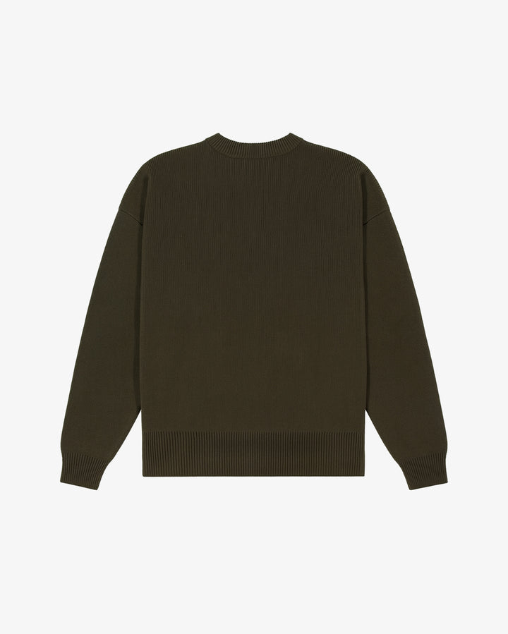 Prior Seoul Collection Organic Knitted Sweater Olive