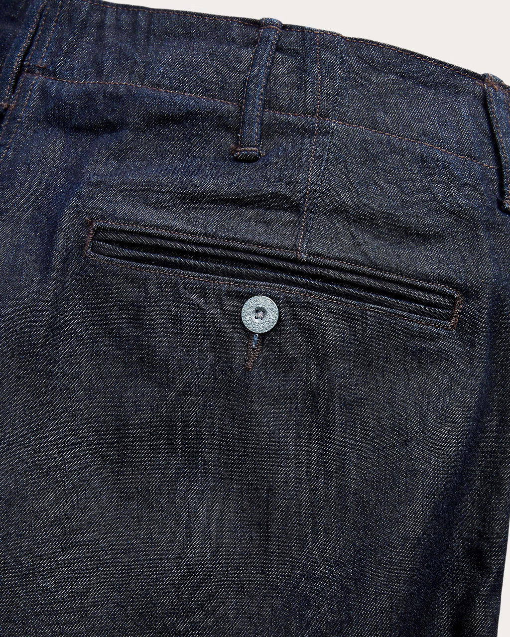 RRL Navy Indigo Rinsed Denim Field Trousers