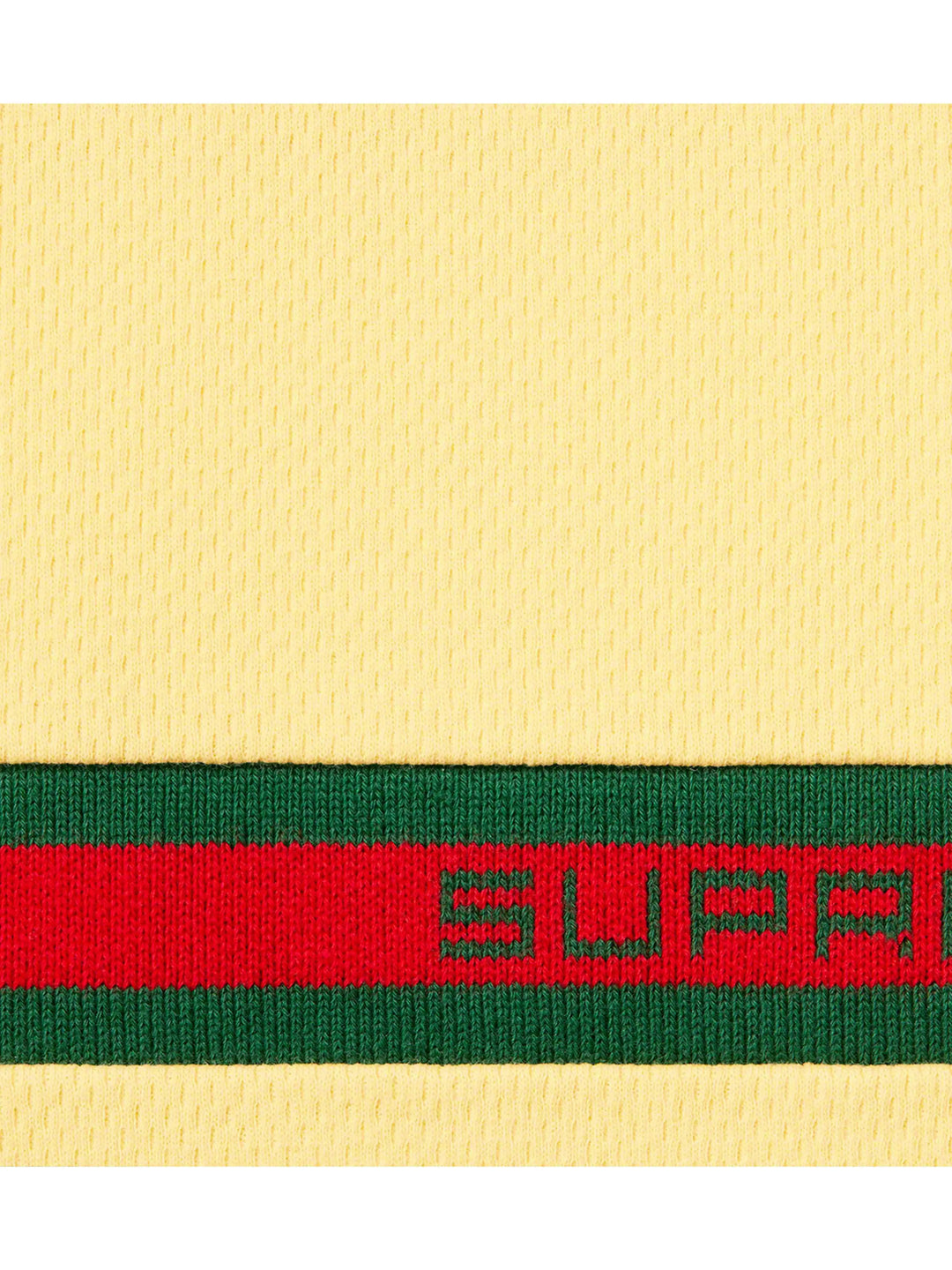 SUPREME KNIT STRIPE S/S TOP LIGHT YELLOW [SS20] Prior