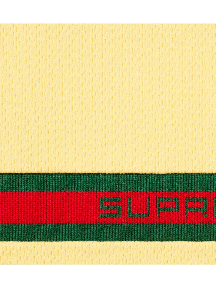 SUPREME KNIT STRIPE S/S TOP LIGHT YELLOW [SS20] Prior