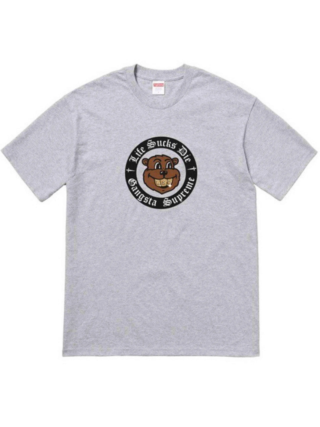 SUPREME LIFE SUCKS DIE TEE HEATHER GREY [FW18] Prior