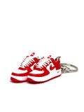 Sneaker Inspired Keychains AF LV White Red Prior