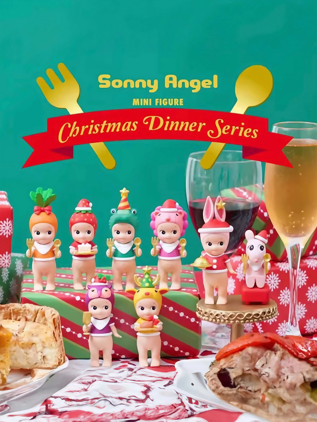 Sonny Angel Christmas Dinner Series 2024 Blind Box (Single)
