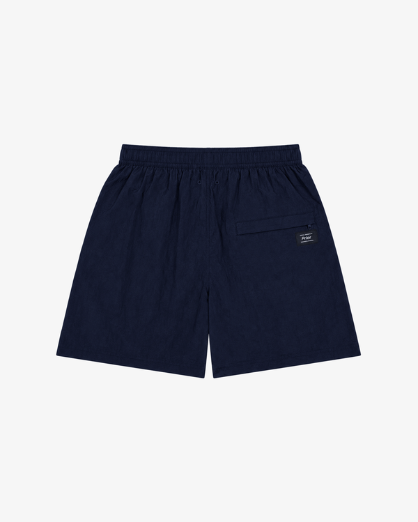 Sport Crinkled Shorts Navy