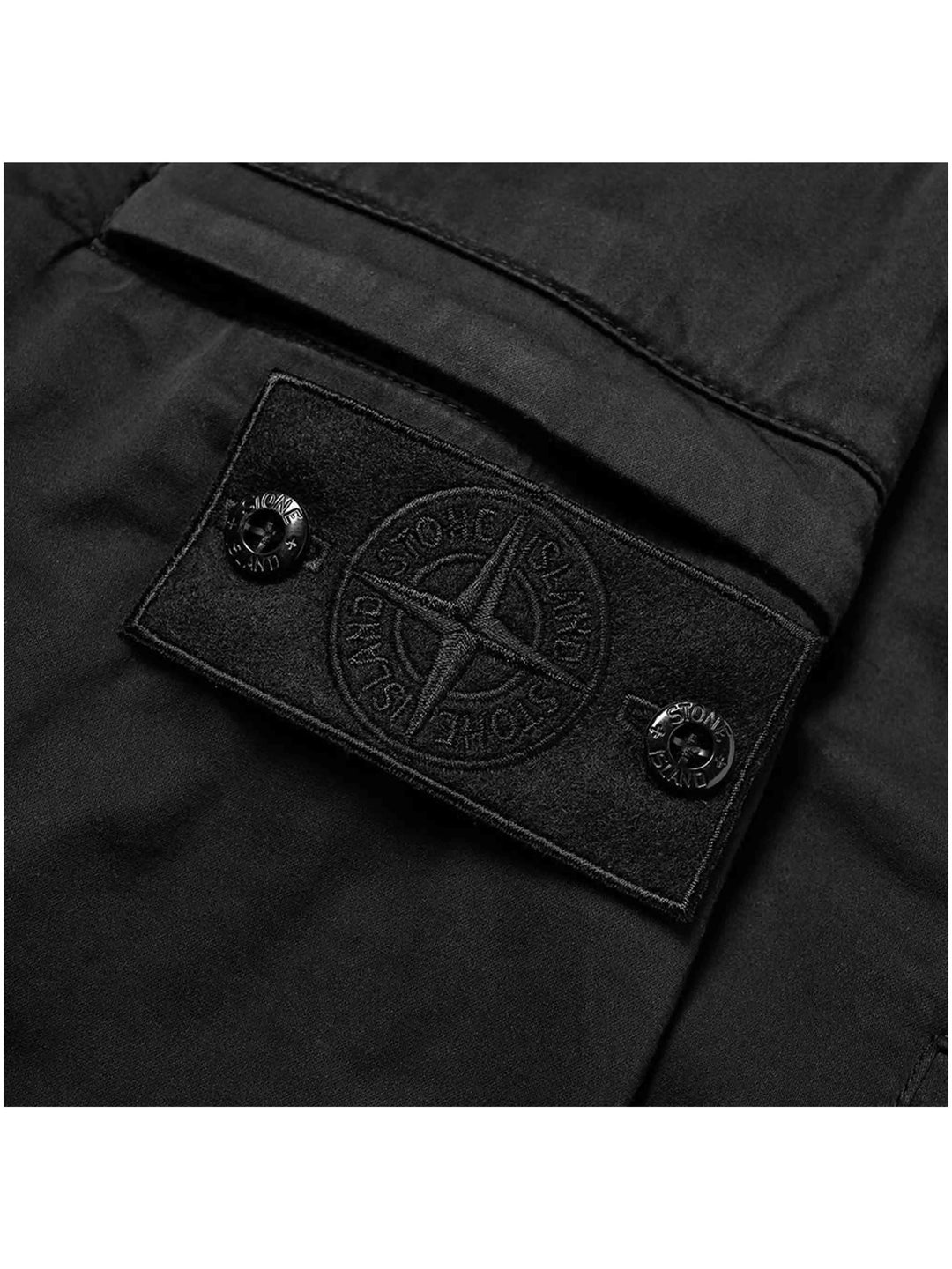 Stone Island Cotton Blend Shorts Black Prior