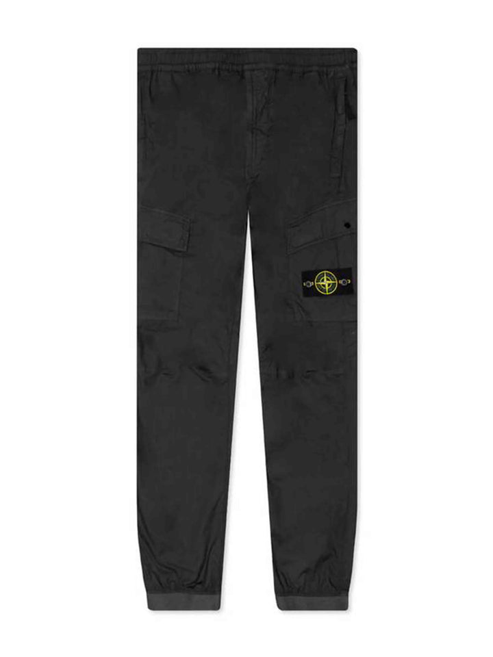 Stone Island Cotton Stretch Cargo Pants Charcoal Prior