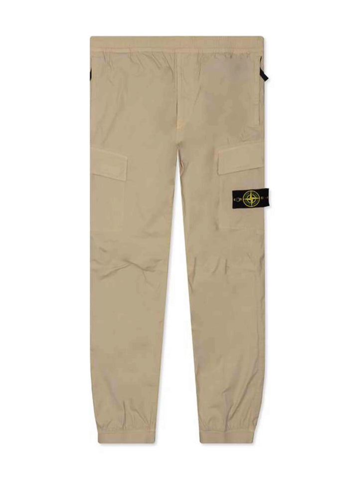 Stone Island Cotton Stretch Cargo Pants Sand Prior