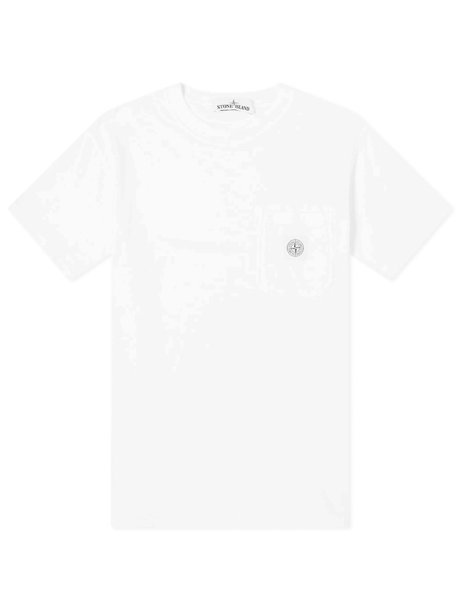 Stone Island Pocket Logo Tee White Prior