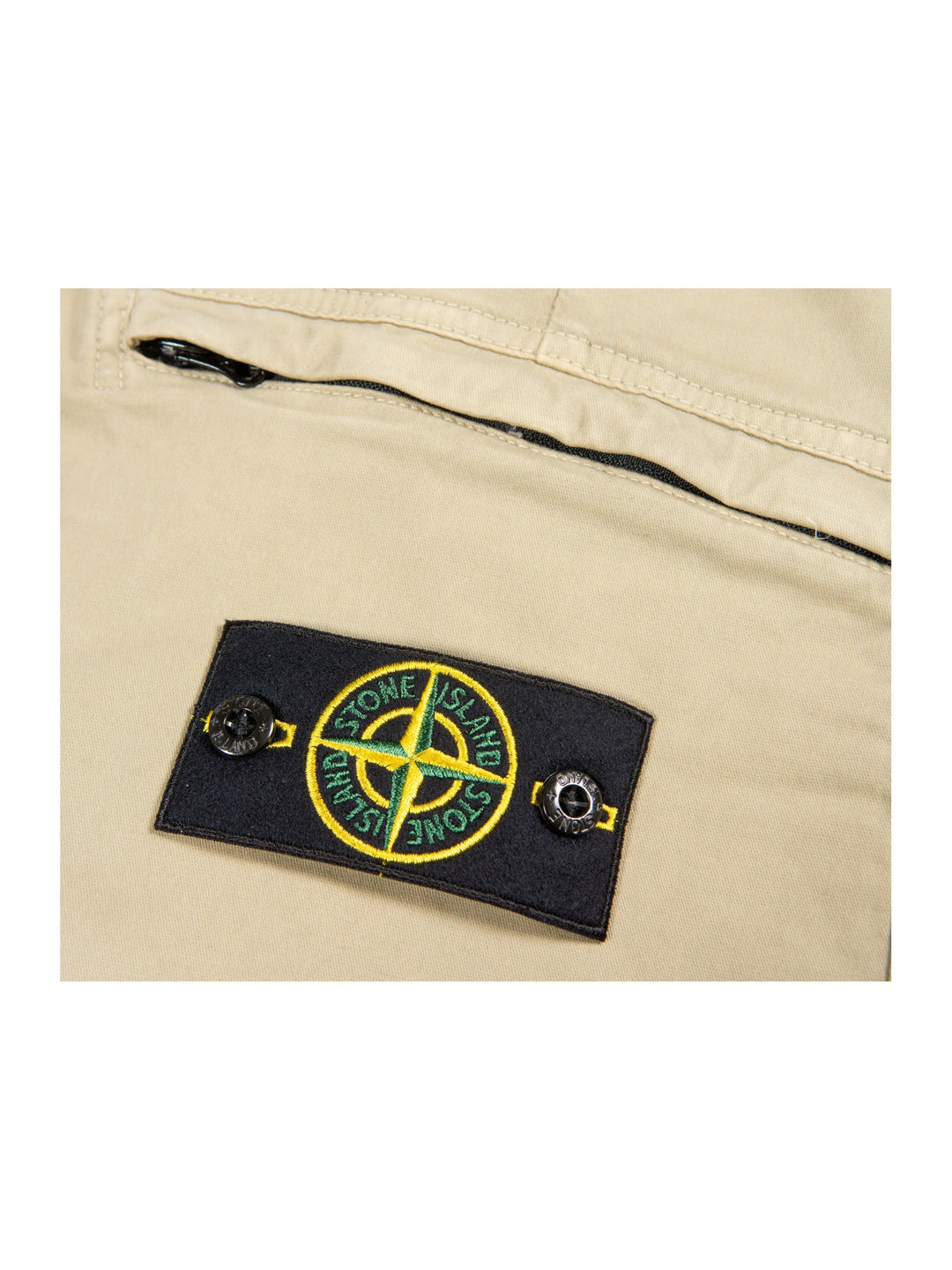 Stone Island Zip Pocket Shorts Beige Prior