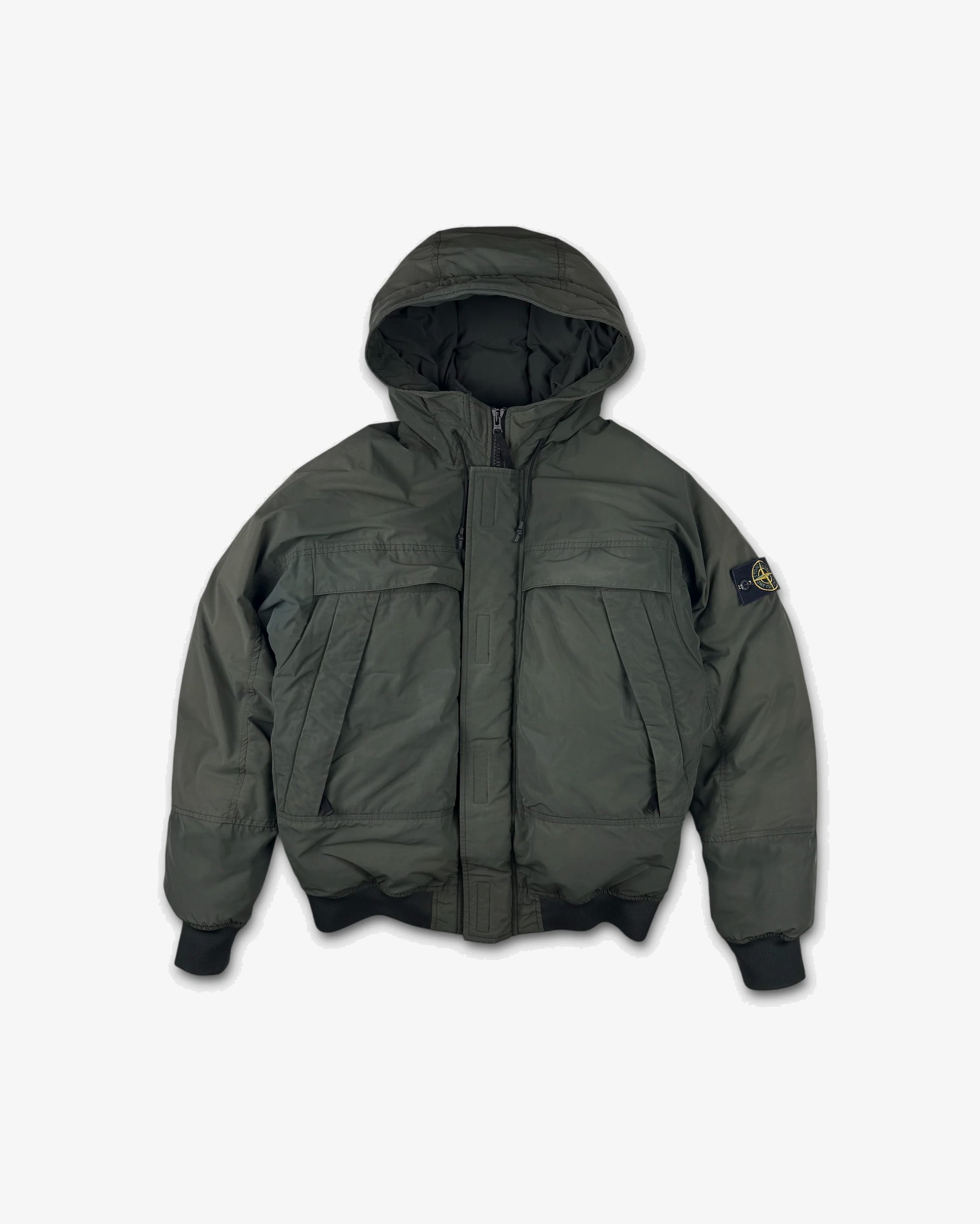 Stone Island Micro Reps Down Jacket Green