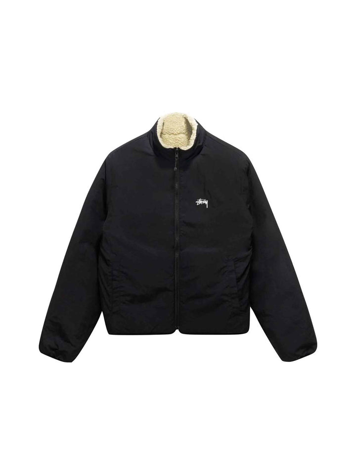 Stussy 8 Ball Sherpa Reversible Jacket Natural Prior