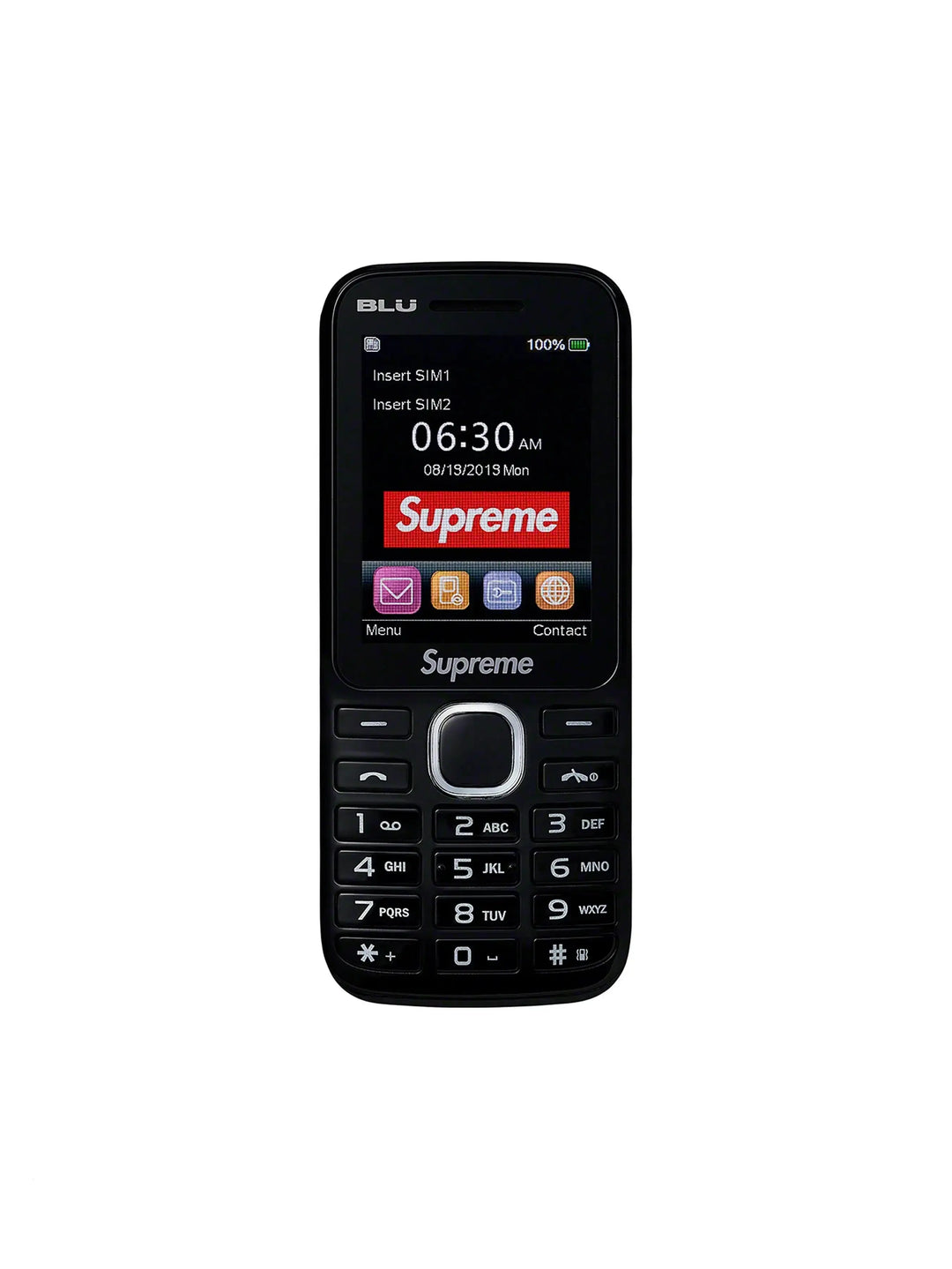 Supreme BLU Burner Phone Black in Auckland, New Zealand - Shop name