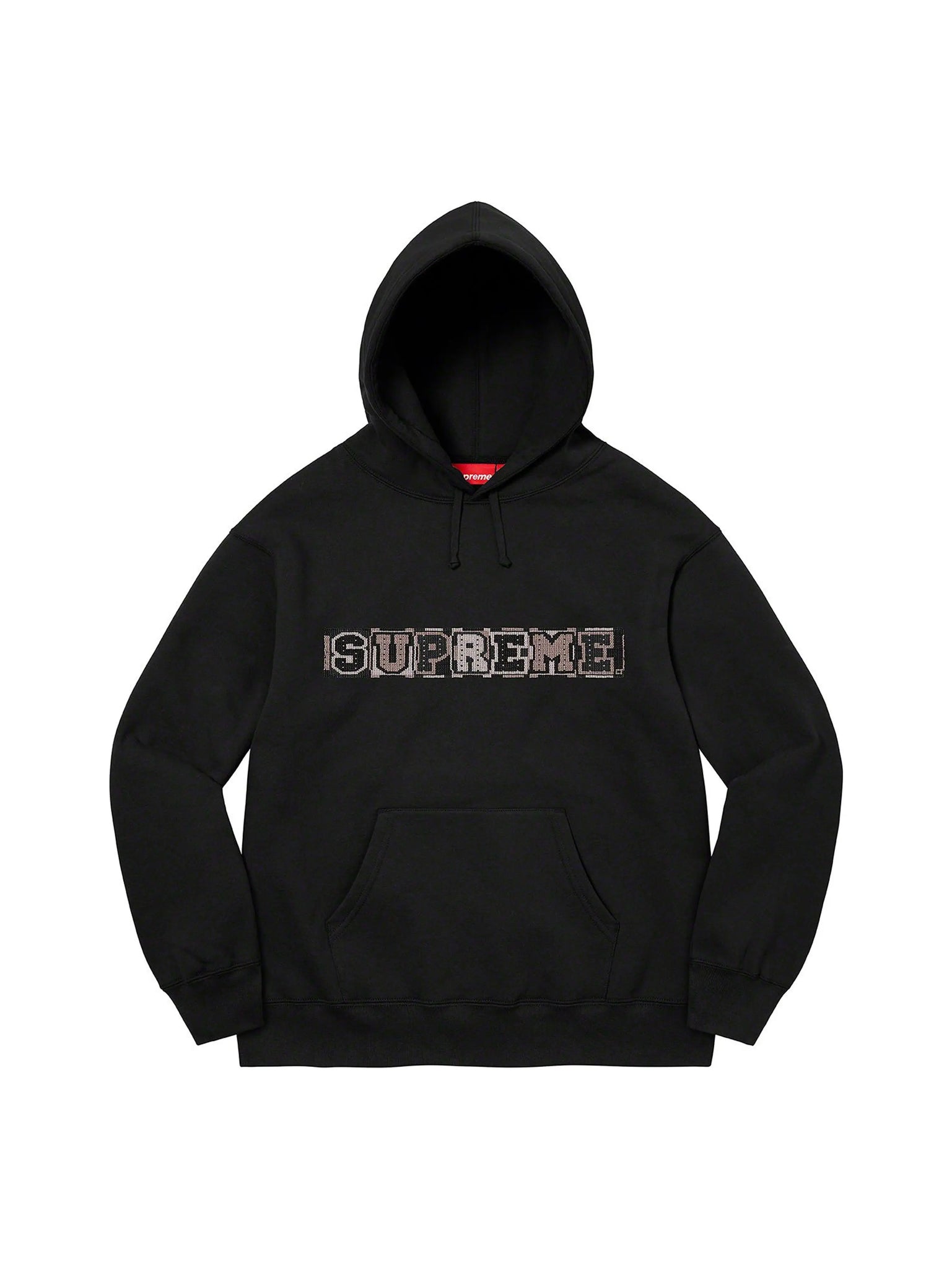 Supreme Beaded Hooded Sweatshirt (SS23) Black in Auckland, New Zealand - Shop name
