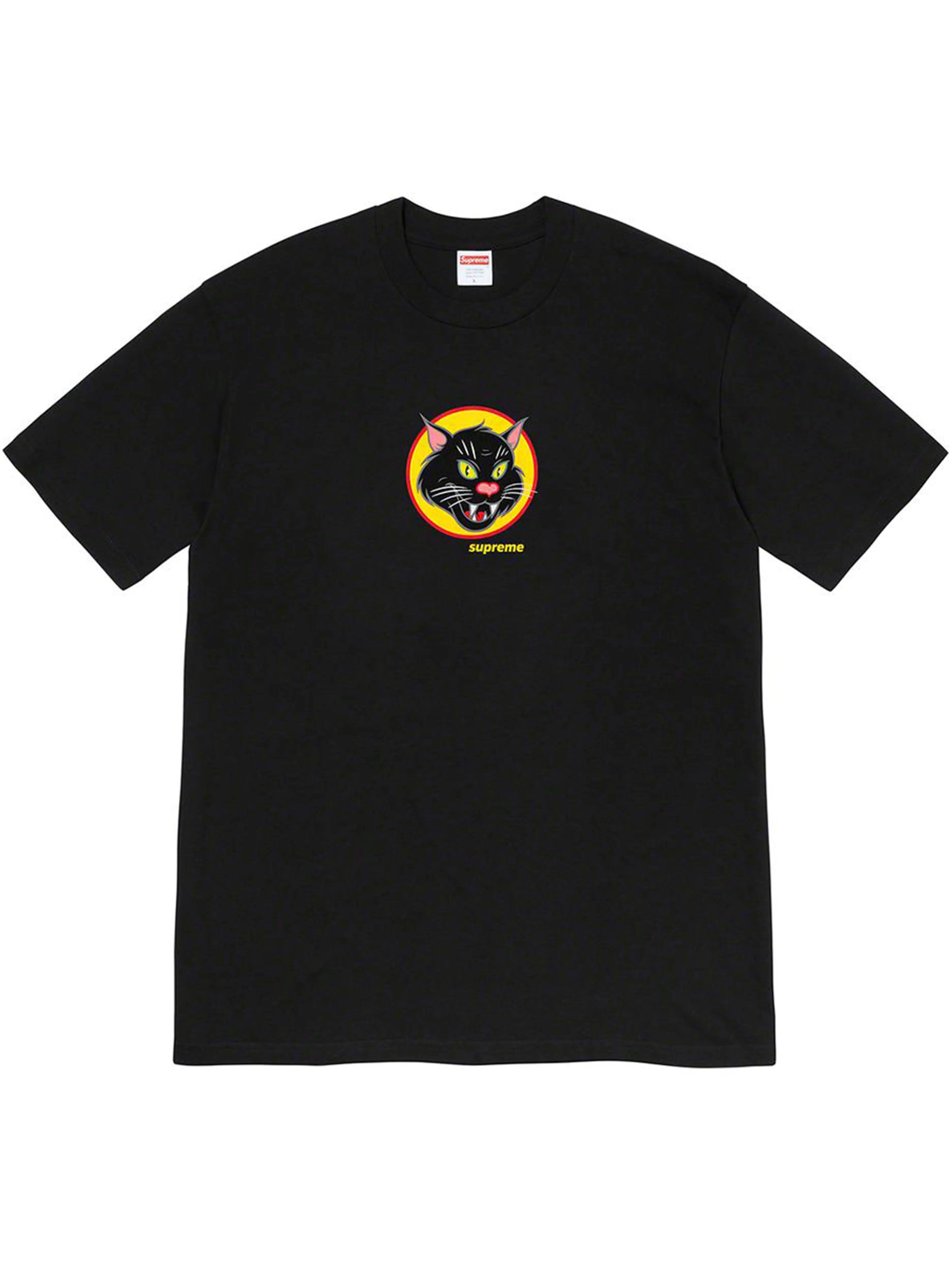Supreme Black Cat Tee Black [SS20] Prior