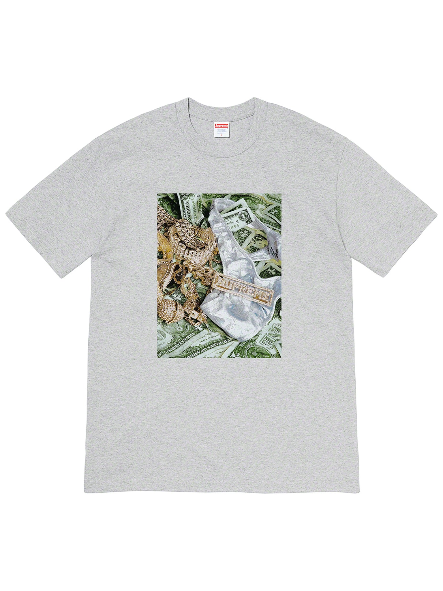 Supreme Bling Tee Heather Grey [SS20] Prior