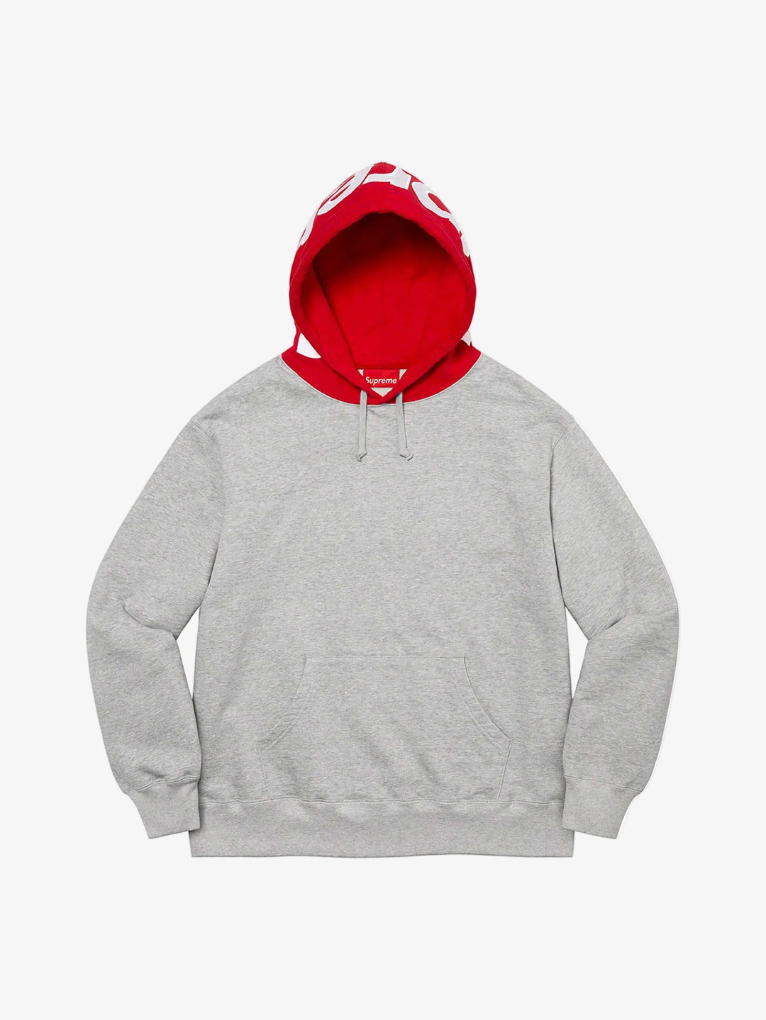 Supreme Contrast Hooded Sweatshirt Heather Grey in Auckland, New Zealand - Shop name