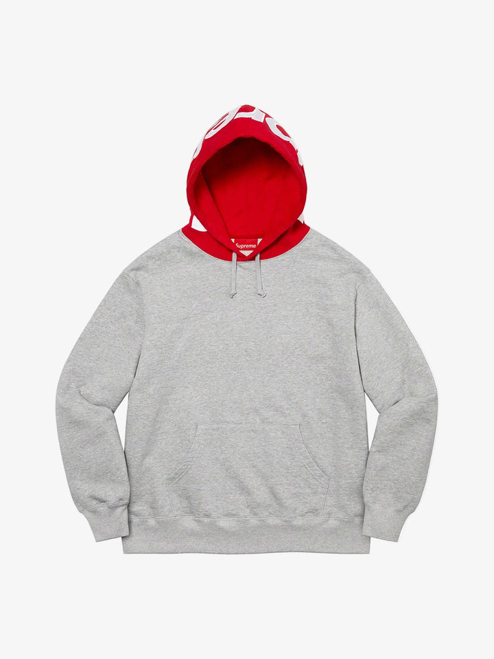 Supreme Contrast Hooded Sweatshirt Heather Grey in Auckland, New Zealand - Shop name
