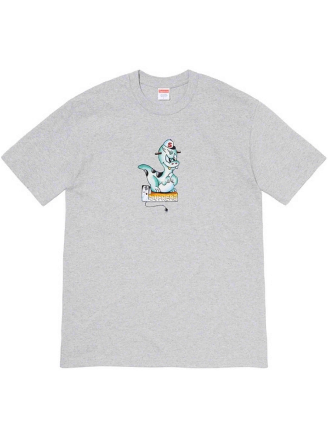 Supreme Dinosaur Tee Heather Grey [SS20] Prior