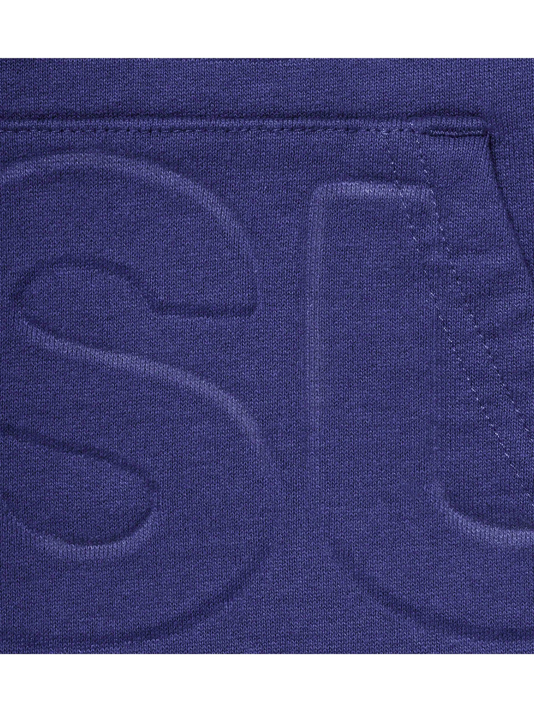 Supreme Embossed Logos Hoodie Washed Navy [SS21] Prior