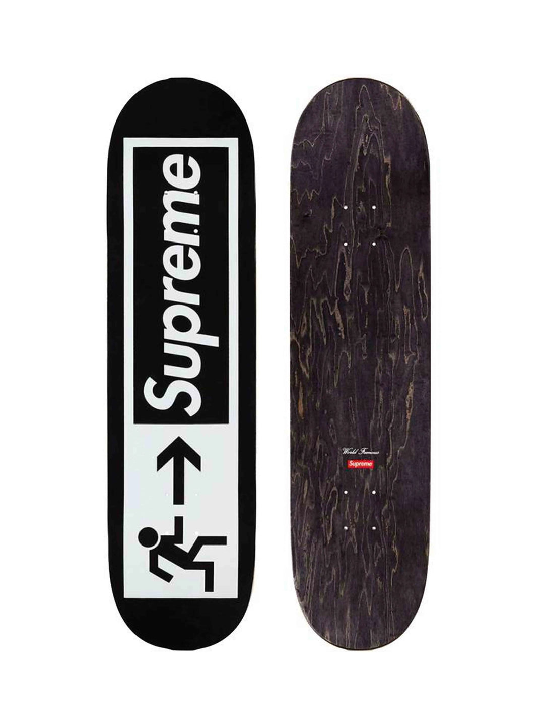 Supreme Exit Skateboard Deck Black Prior
