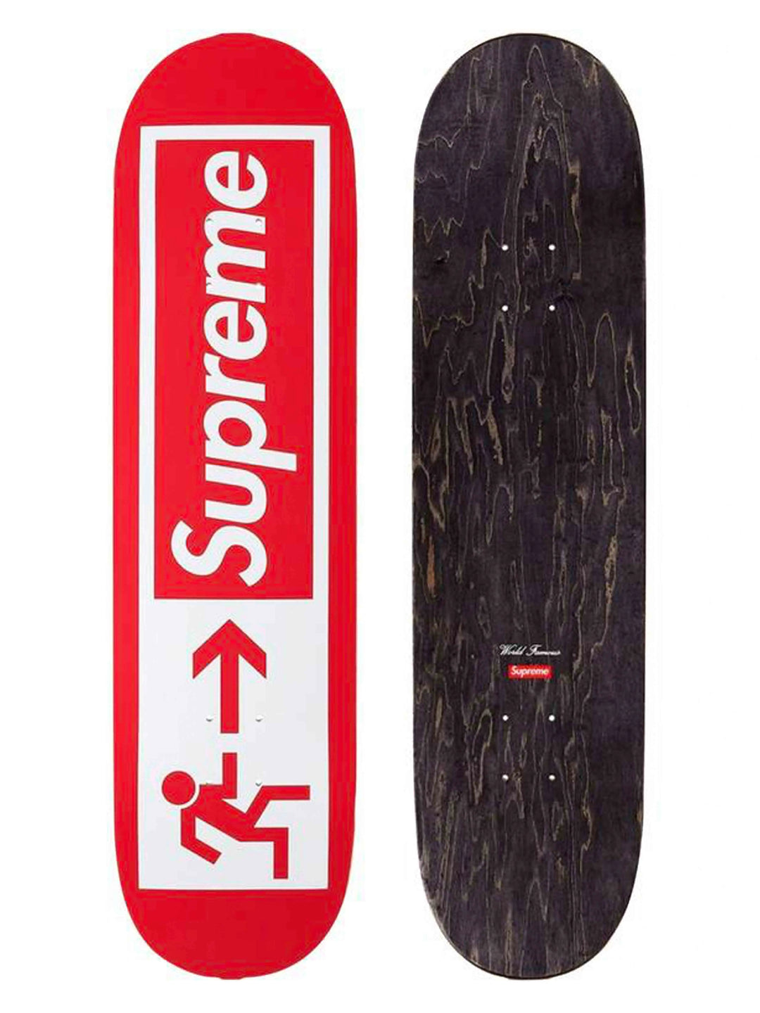 Supreme Exit Skateboard Deck Red 8.25" Prior