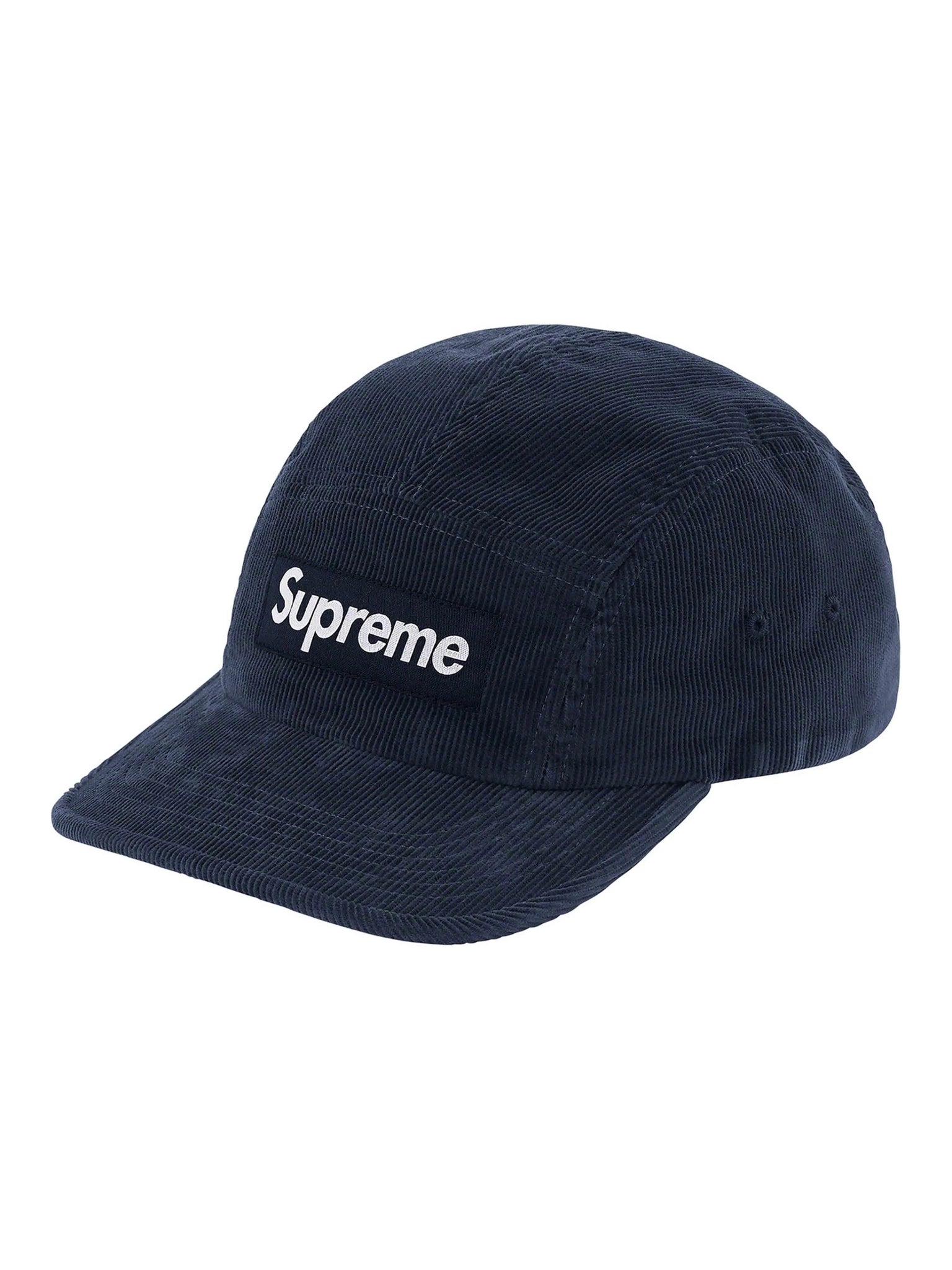 Supreme Fine Wale Corduroy Camp Cap Navy [SS21] Prior