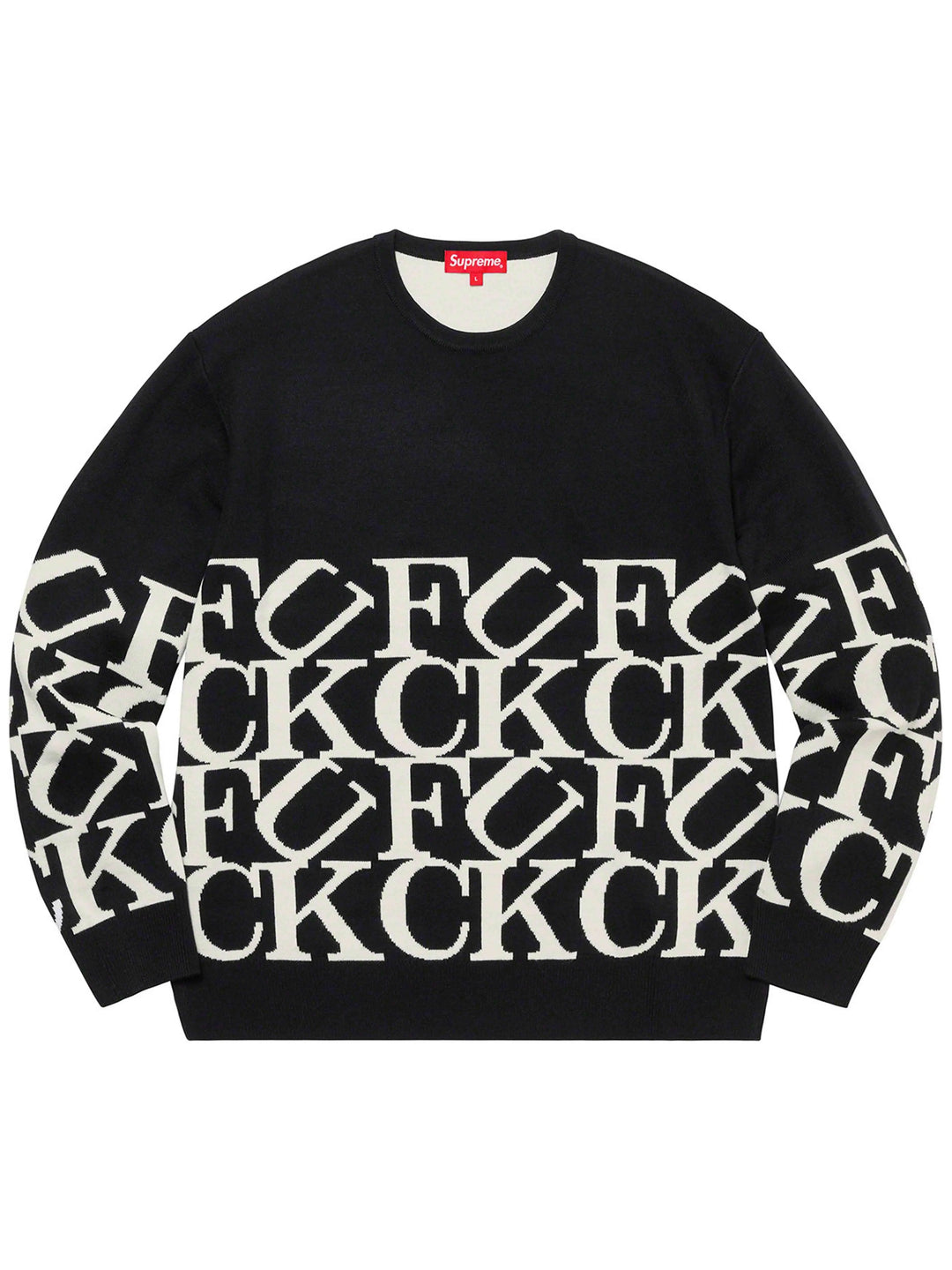 Supreme Fuck Sweater Black [FW20] Prior