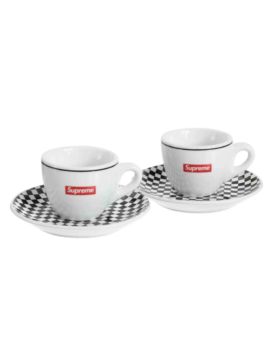 Supreme IPA Porcellane Aosta Espresso Set of 2 Black Prior