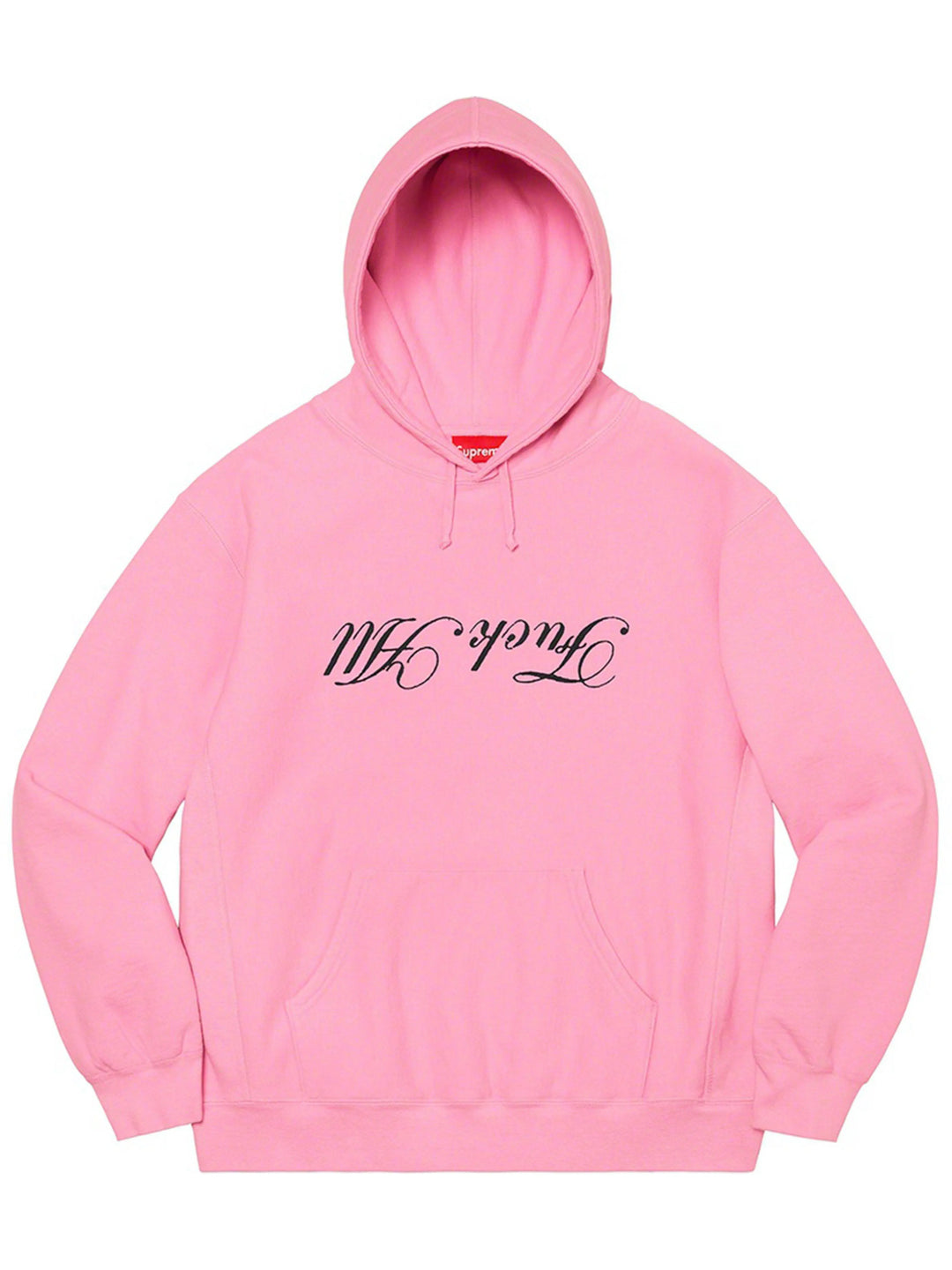 Supreme Jamie Reid Fuck All Hoodie Pink [SS21] Prior