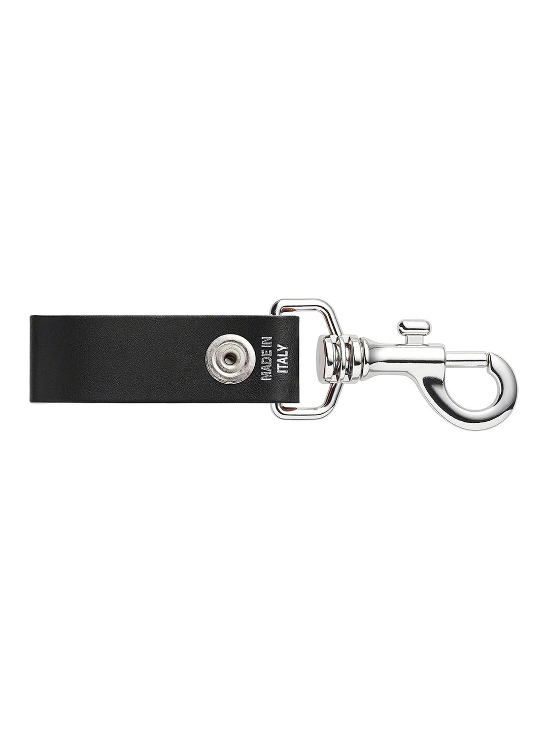 Supreme Leather Key Loop Black [SS21] Prior