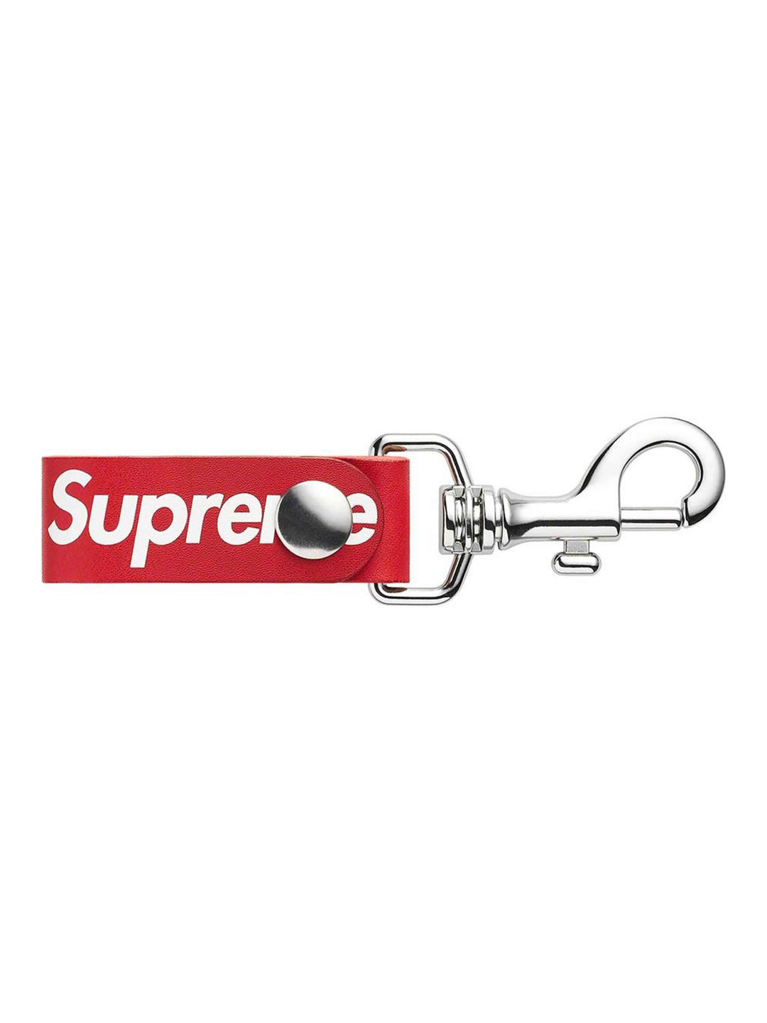 Supreme Leather Key Loop Red [SS21] Prior