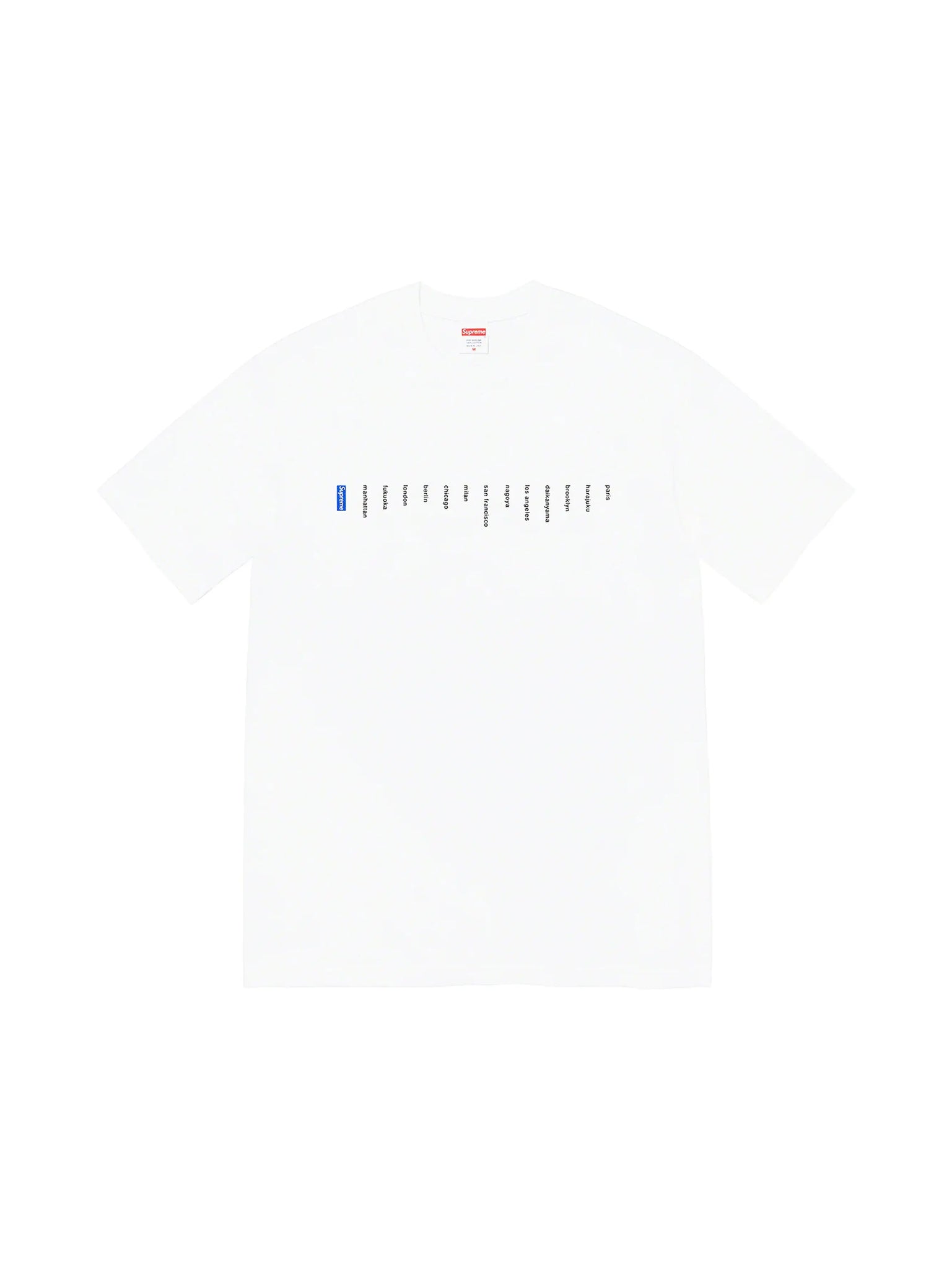 Supreme Location Tee White Prior