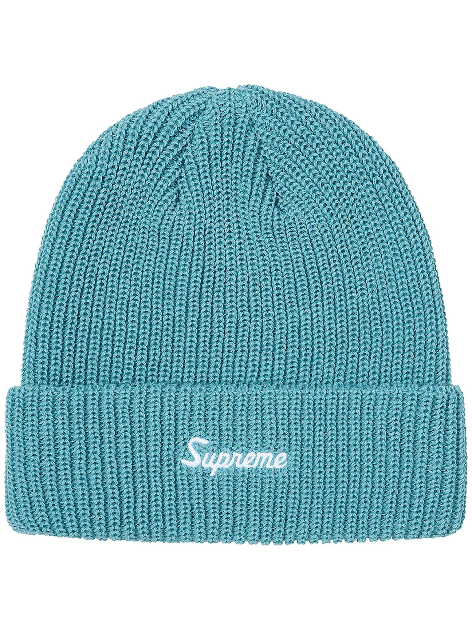 Supreme Loose Gauge Beanie Aqua [FW20] Prior