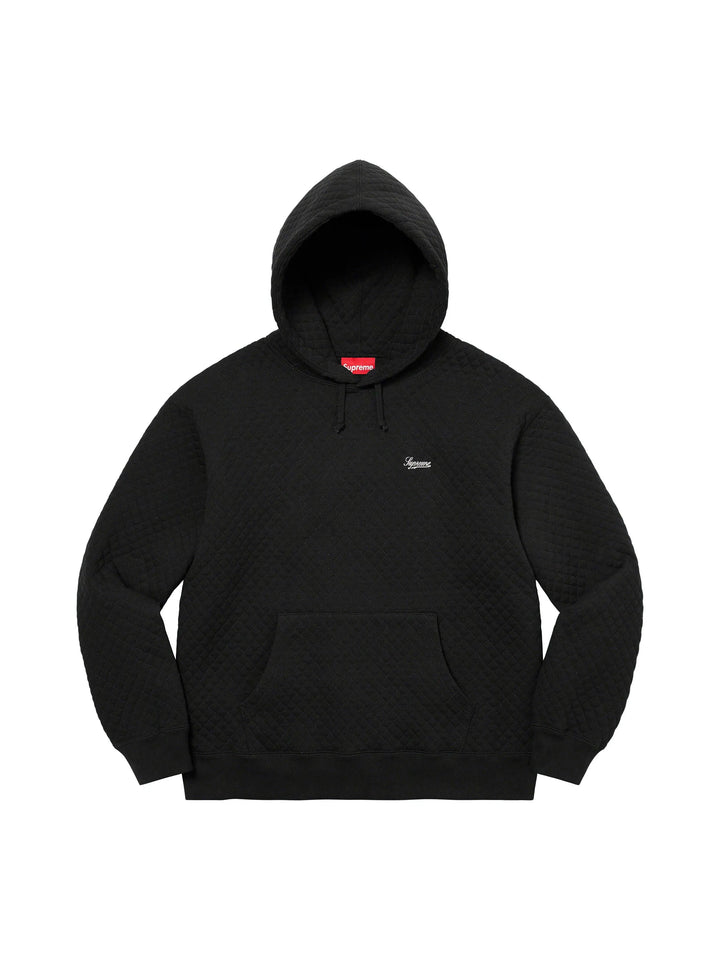 Supreme Micro Quilted Hooded Sweatshirt Black in Auckland, New Zealand - Shop name