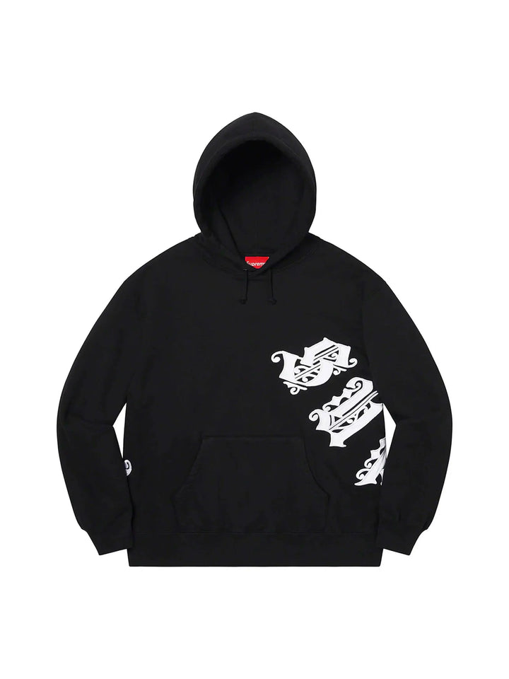 Supreme Old English Wrap Hooded Sweatshirt Black in Auckland, New Zealand - Shop name