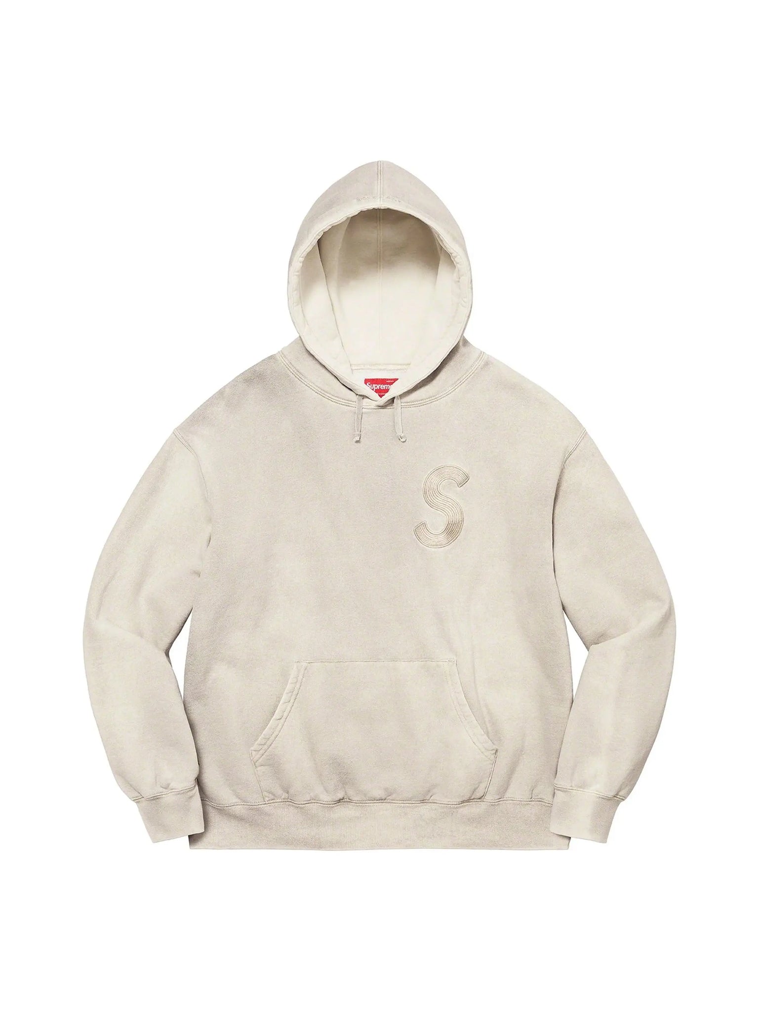 Supreme Overdyed S Logo Hooded Sweatshirt Natural in Auckland, New Zealand - Shop name