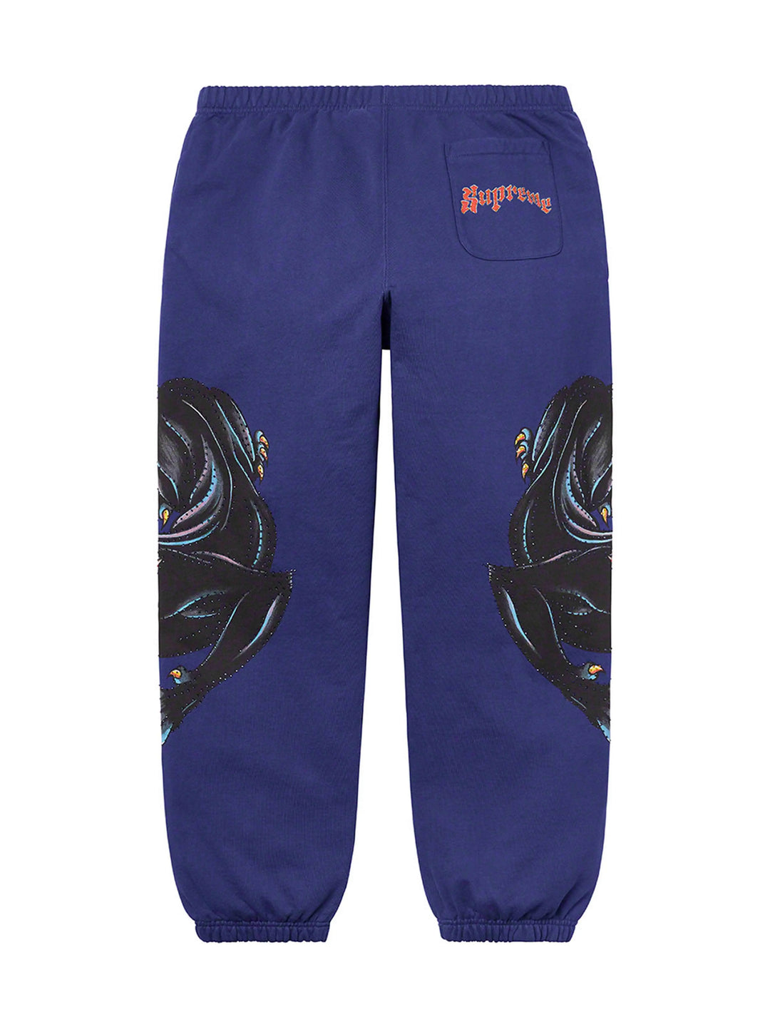 Supreme Panther Sweatpants Washed Navy [SS21] Prior